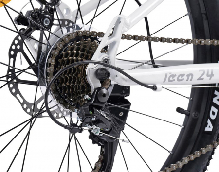 Bicicleta MTB-HT 24" CARPAT Pro Teen, cadru aluminiu 14.5", manete secventiale, frane disc, 21 viteze [9]