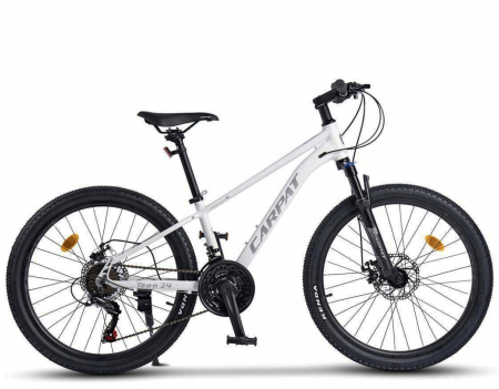 Bicicleta MTB-HT 24" CARPAT Pro Teen, cadru aluminiu 14.5", manete secventiale, frane disc, 21 viteze [1]