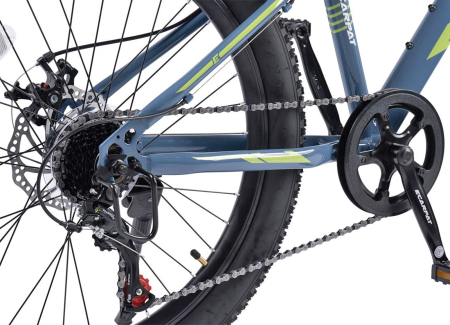 Bicicleta MTB-HT 24" CARPAT Ride S24109, cadru otel 14", manete RevoShift, frane disc, 7 viteze [6]