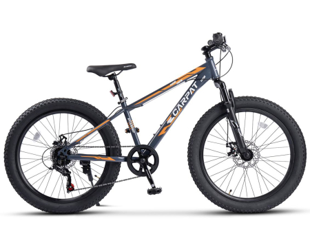 Bicicleta MTB-HT 24" CARPAT Ride S24109, cadru otel 14", manete RevoShift, frane disc, 7 viteze [1]