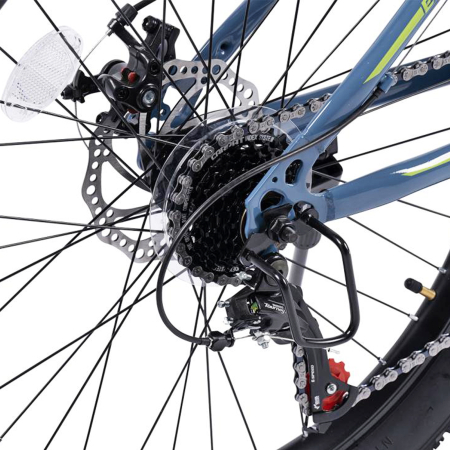 Bicicleta MTB-HT 24" CARPAT Ride S24109, cadru otel 14", manete RevoShift, frane disc, 7 viteze [7]