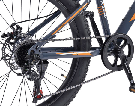 Bicicleta MTB-HT 24" CARPAT Ride S24109, cadru otel 14", manete RevoShift, frane disc, 7 viteze [6]