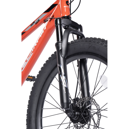 Bicicleta MTB-HT 24" CARPAT Ride S24109, cadru otel 14", manete RevoShift, frane disc, 7 viteze [3]
