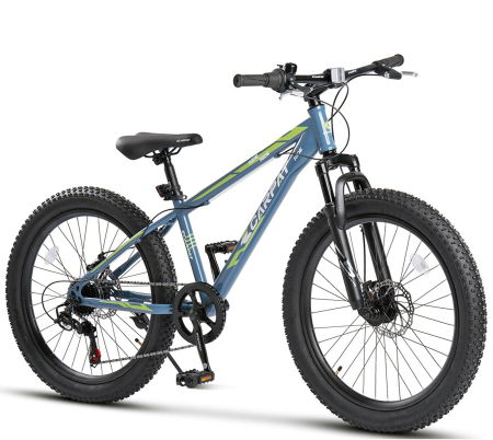 24" (varsta peste 10 ani) - Bicicleta MTB-HT 24" CARPAT Ride S24109, cadru otel 14", manete RevoShift, frane disc, 7 viteze