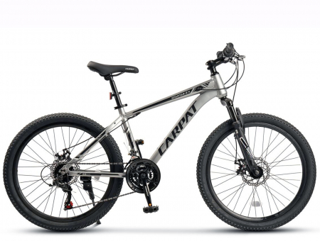 BICICLETE COPII - Bicicleta MTB-HT 24" CARPAT Spartan 2.4, cadru aluminiu 14.5", manete RevoShift, frane disc, 21 viteze