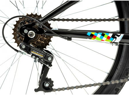 Bicicleta MTB-HT 24" DHS Plasma 240, cadru otel 13", manete revoshift,  frane V-Brake, 6 viteze [6]