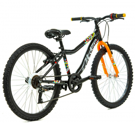 Bicicleta MTB-HT 24" DHS Plasma 240, cadru otel 13", manete revoshift,  frane V-Brake, 6 viteze [2]