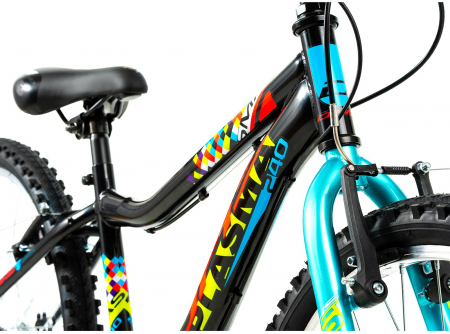 Bicicleta MTB-HT 24" DHS Plasma 240, cadru otel 13", manete revoshift,  frane V-Brake, 6 viteze [3]