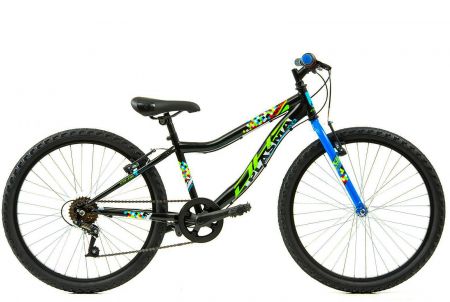 24" (varsta peste 10 ani) - Bicicleta MTB-HT 24" DHS Plasma 240, cadru otel 13", manete revoshift,  frane V-Brake, 6 viteze