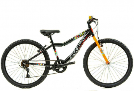 24" (varsta peste 10 ani) - Bicicleta MTB-HT 24" DHS Plasma 240, cadru otel 13", manete revoshift,  frane V-Brake, 6 viteze