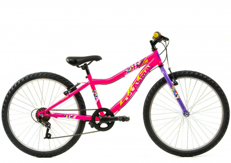 24" (varsta peste 10 ani) - Bicicleta MTB-HT 24" DHS Plasma 240, cadru otel 13", manete revoshift,  frane V-Brake, 6 viteze