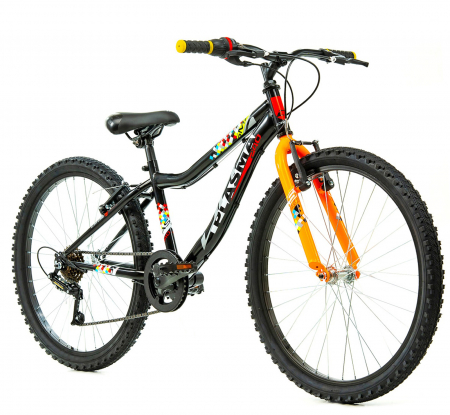 Bicicleta MTB-HT 24" DHS Plasma 240, cadru otel 13", manete revoshift,  frane V-Brake, 6 viteze [1]