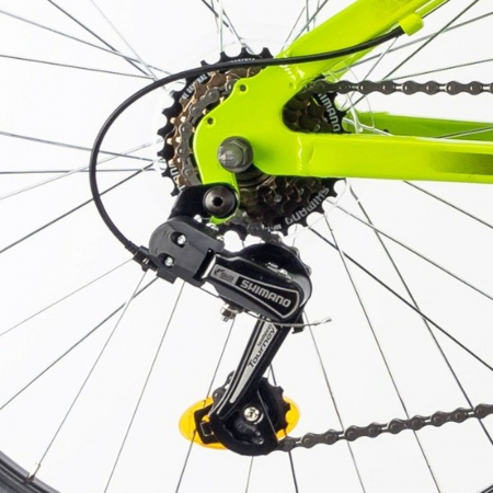 Bicicleta MTB-HT 24" DHS Terrana 2423, cadru aluminiu 13", manete revoshift, frane V-Brake, 18 viteze, albastru [4]