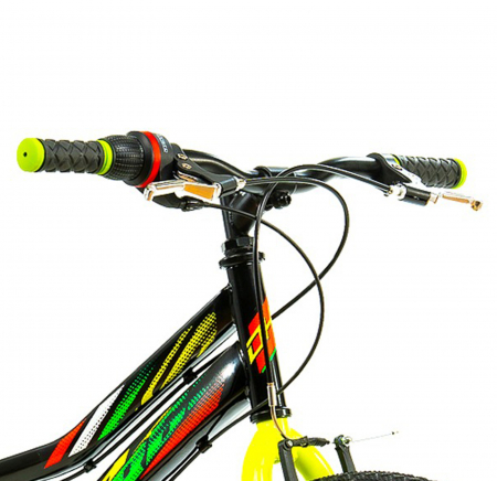 Bicicleta MTB-HT 24" DHS Turbo 240, cadru otel 13", manete revoshift, frane V-Brake, 6 viteze [4]