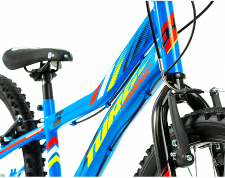 Bicicleta MTB-HT 24" DHS Turbo 240, cadru otel 13", manete revoshift, frane V-Brake, 6 viteze [3]