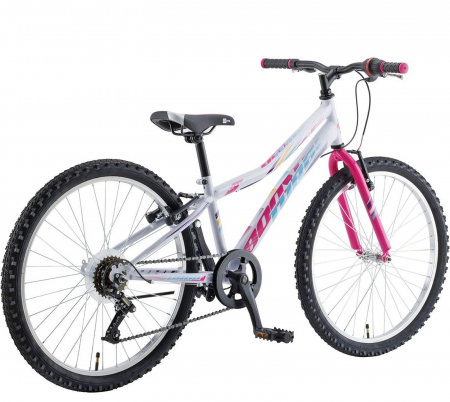 Bicicleta MTB-HT 24" POLAR Booster Turbo 240, cadru otel 11.5", frane V-Brake, 6 viteze, negru/verde [2]