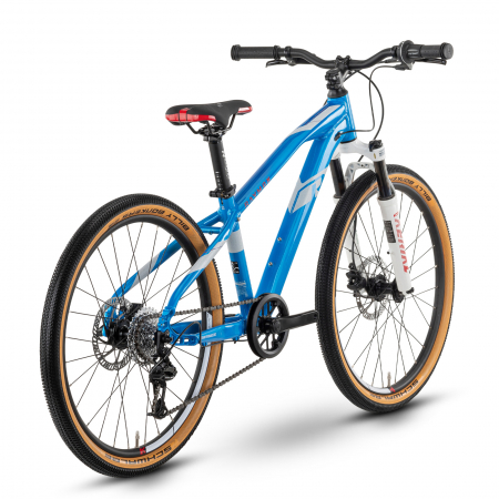 Bicicleta MTB-HT 24" RAYMON FourRay 4.0, cadru aluminiu 13", manete RevoShift, frane hidraulice, 8 viteze, abastru [2]