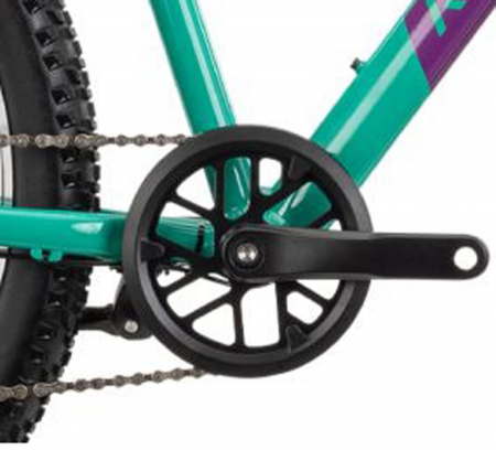 Bicicleta MTB-HT 24" RAYMON Yanga 24, cadru aluminiu 12", manete revoshift, frane V-Brake, 7 viteze, verde/violet [4]