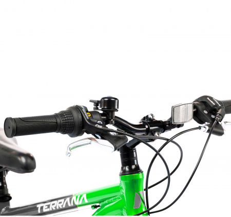 Bicicleta MTB-HT 24" TERRANA 2423, cadru aluminiu 12", manete revoshift, frane disc, 18 viteze [4]
