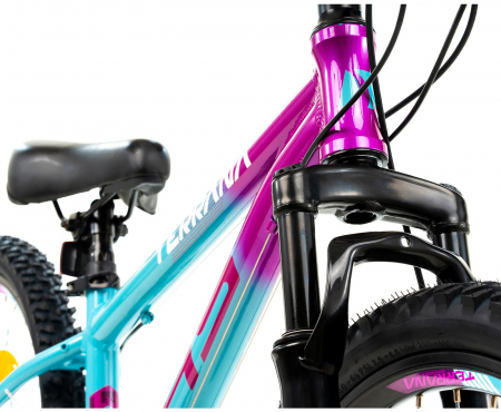 Bicicleta MTB-HT 24" TERRANA 2423, cadru aluminiu 12", manete revoshift, frane disc, 18 viteze [3]