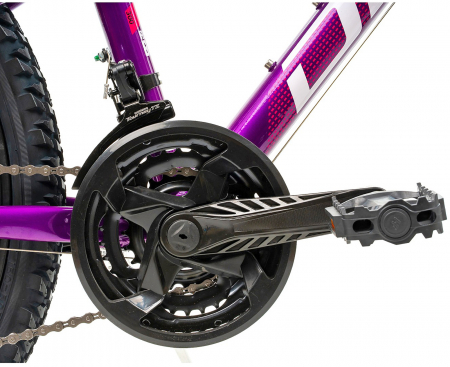 Bicicleta MTB-HT 24" TERRANA 2423, cadru aluminiu 12", manete revoshift, frane disc, 18 viteze [5]