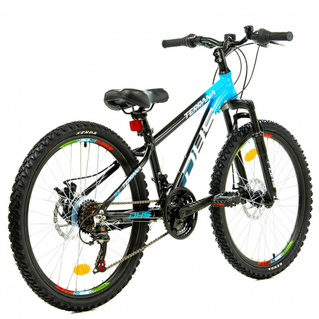Bicicleta MTB-HT 24" TERRANA 2423, cadru aluminiu 12", manete revoshift, frane disc, 18 viteze [2]