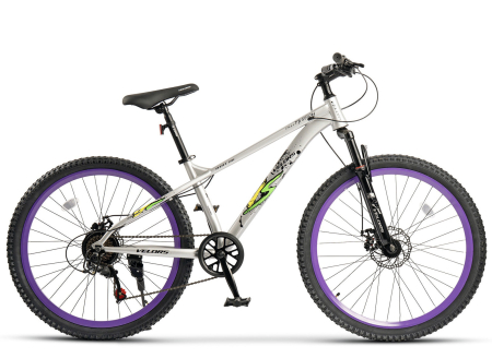 Bicicleta MTB-HT 24" VELORS Dirt 2.4, cadru otel 15", manete secventiale, frane disc, 7 viteze [1]