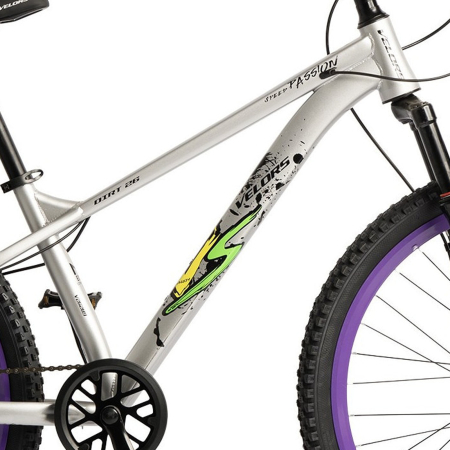 Bicicleta MTB-HT 24" VELORS Dirt 2.4, cadru otel 15", manete secventiale, frane disc, 7 viteze [9]