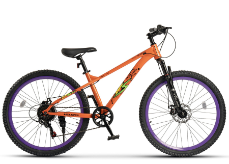 Bicicleta MTB-HT 24" VELORS Dirt 2.4, cadru otel 15", manete secventiale, frane disc, 7 viteze [1]