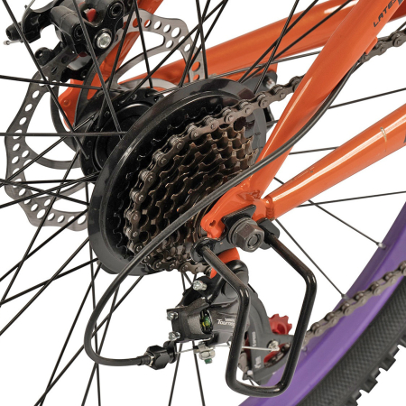 Bicicleta MTB-HT 24" VELORS Dirt 2.4, cadru otel 15", manete secventiale, frane disc, 7 viteze [7]