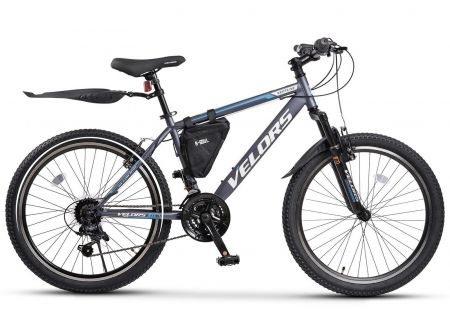 Bicicleta MTB-HT 24" VELORS Neptune, cadru otel 17", manete RevoShift, frane V-Brake, 21 viteze [1]