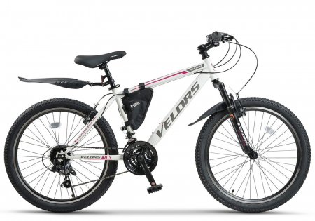 Bicicleta MTB-HT 24" VELORS Neptune, cadru otel 17", manete RevoShift, frane V-Brake, 21 viteze [1]