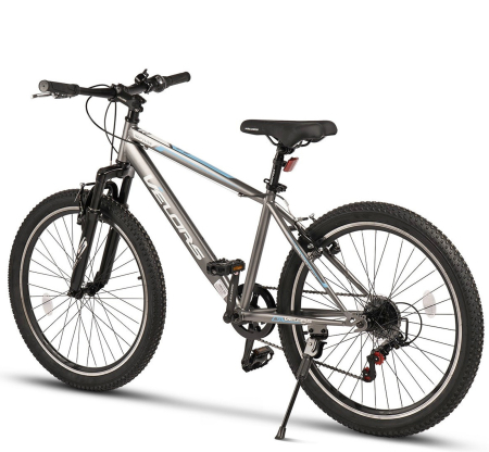 Bicicleta MTB-HT 24" VELORS Neptune, cadru otel 17", manete RevoShift, frane V-Brake, 7 viteze [2]