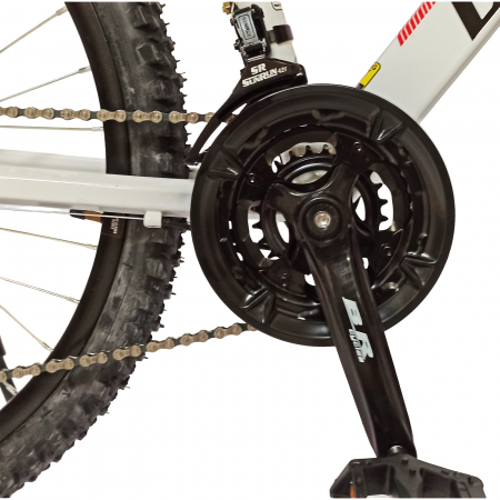 Bicicleta MTB-HT 26" BR Tornado, cadru aluminiu 13.5", manete secventiale, frane disc, 21 viteze [10]