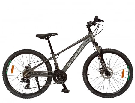 BICICLETE MTB-HT - Bicicleta MTB-HT 26" BR Tornado, cadru aluminiu 13.5", manete secventiale, frane disc, 21 viteze
