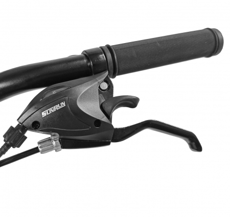 Bicicleta MTB-HT 26" BR Tornado, cadru aluminiu 13.5", manete secventiale, frane disc, 21 viteze [9]