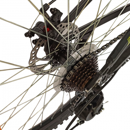 Bicicleta MTB-HT 26" BR Tornado, cadru aluminiu 13.5", manete secventiale, frane disc, 21 viteze [12]