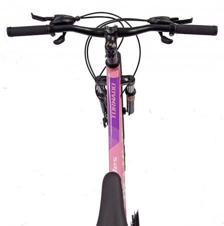 Bicicleta MTB-HT 26" BR Tornado, cadru aluminiu 13.5", manete secventiale, frane disc, 21 viteze [7]