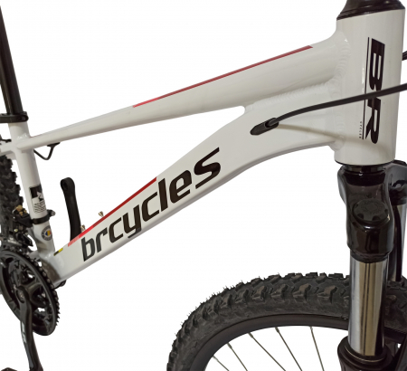 Bicicleta MTB-HT 26" BR Tornado, cadru aluminiu 13.5", manete secventiale, frane disc, 21 viteze [16]