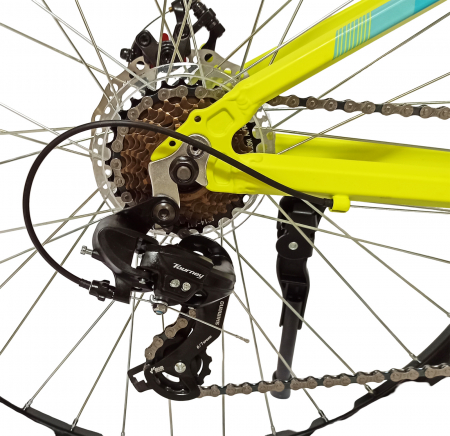 Bicicleta MTB-HT 26" BR Tornado, cadru aluminiu 13.5", manete secventiale, frane disc, 21 viteze [11]