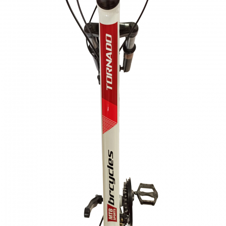 Bicicleta MTB-HT 26" BR Tornado, cadru aluminiu 13.5", manete secventiale, frane disc, 21 viteze [13]