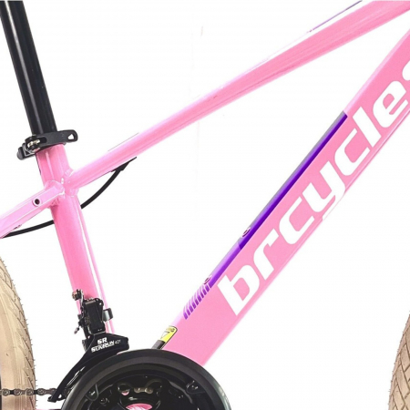 Bicicleta MTB-HT 26" BR Tornado ProMG, cadru aluminiu 13.5", jante magneziu, manete secventiale, frane disc, 21 viteze [6]