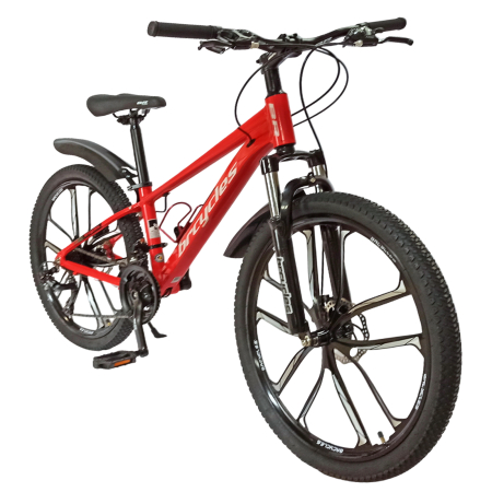 Bicicleta MTB-HT 26" BR Tornado ProMG, cadru aluminiu 13.5", jante magneziu, manete secventiale, frane disc, 21 viteze [1]