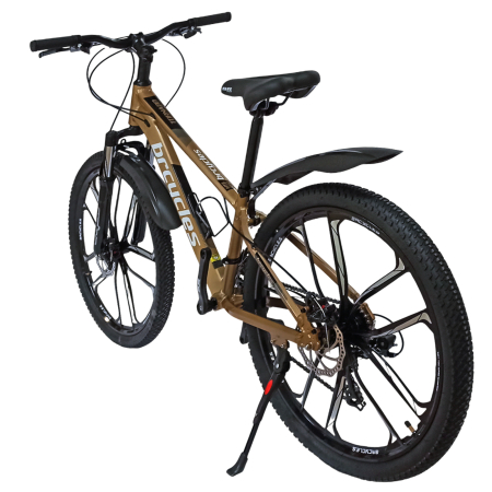 Bicicleta MTB-HT 26" BR Tornado ProMG, cadru aluminiu 13.5", jante magneziu, manete secventiale, frane disc, 21 viteze [2]