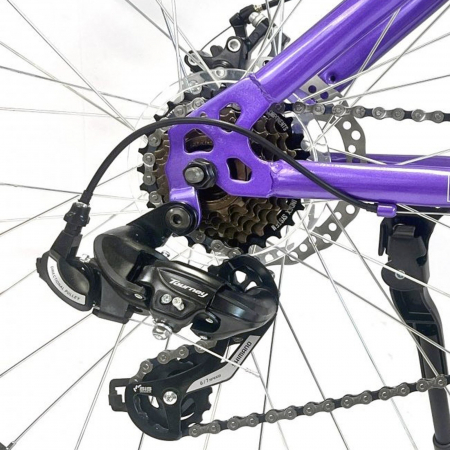 Bicicleta MTB-HT 26" BR Tsunami Pro2008 cadru otel, manete secventiale, frane disc, 21 viteze [7]