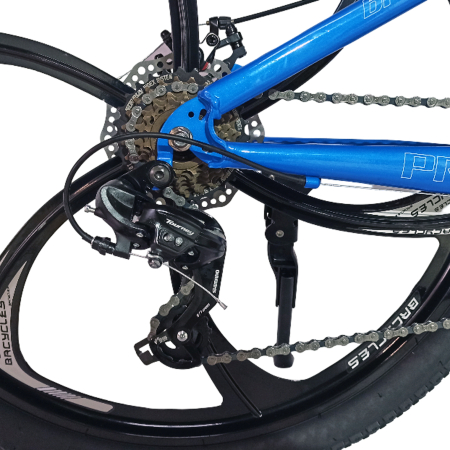 Bicicleta MTB-HT 26" BR Tsunami ProMG, cadru otel 15", jante magneziu, manete secventiale, frane disc, 21 viteze [7]