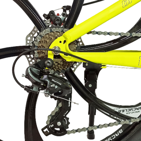 Bicicleta MTB-HT 26" BR Tsunami ProMG, cadru otel 15", jante magneziu, manete secventiale, frane disc, 21 viteze [7]