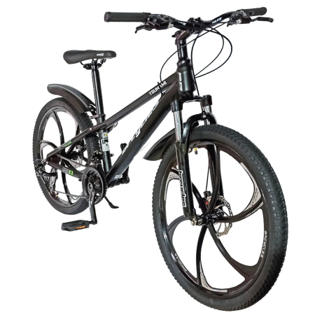 Bicicleta MTB-HT 26" BR Tsunami ProMG, cadru otel 15", jante magneziu, manete secventiale, frane disc, 21 viteze [1]