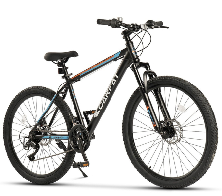 BICICLETE MTB-HT - ﻿﻿Bicicleta MTB-HT 26" CARPAT Challenge, cadru otel 17", manete RevoShift, frane disc, 21 viteze