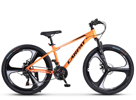 Bicicleta MTB-HT 26" CARPAT Evolution 2.6, cadru aluminiu 17", jante magneziu, manete secventiale, frane disc, 21 viteze [1]